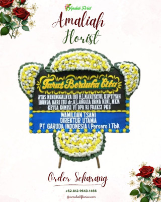 Papan Bunga Duka di Ibu Selatan