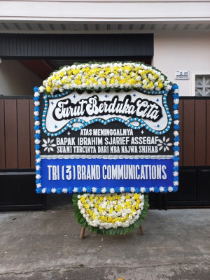 Papan Bunga Duka di Ibu Selatan